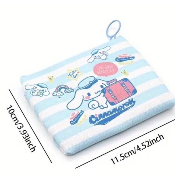 Cute blue‎ Cinnamoroll Keychain change purse - Picture 1 of 1